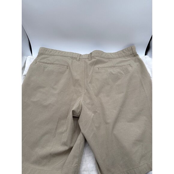 George Size 40 Mens Beige Casual Shorts Stretch Blend With Belt Loops Pockets - Picture 4 of 7